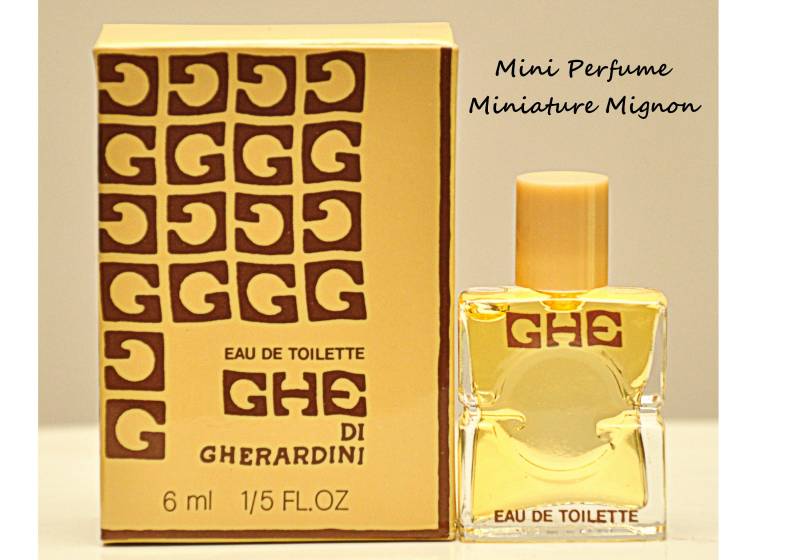 Gherardini Ghe Di Eau De Toilette Edt 6 Ml Miniatur Splash Non Spray Damenparfüm Sehr Selten Vintage 70Er Jahre von YourVintagePerfume