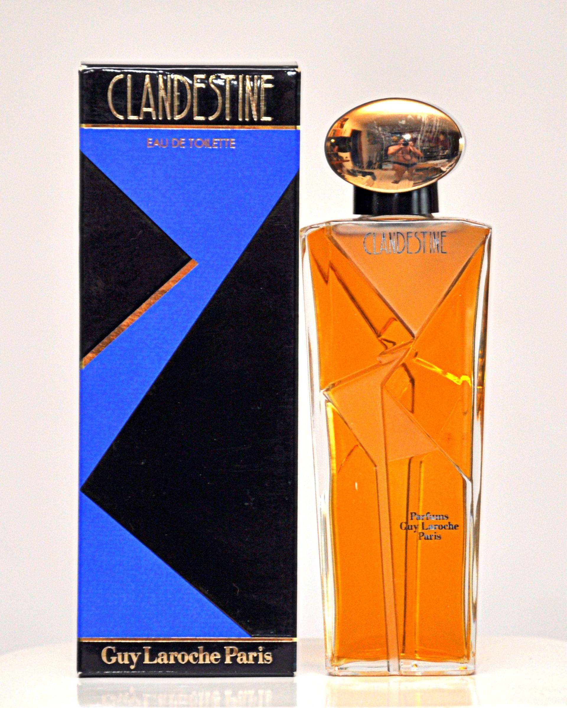 Guy Laroche Clandestine Eau De Toilette Edt 100 Ml Splash Non Spray Sehr Seltenes Vintage-Parfüm Für Frauen 1986 von YourVintagePerfume