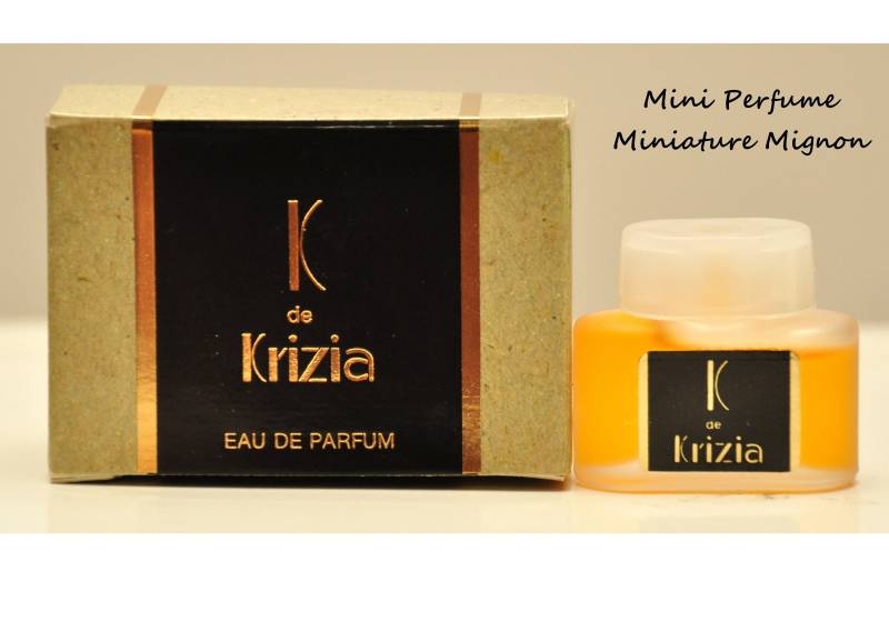 Krizia K De Eau Parfum Edp 4 Ml Miniatur Splash Non Spray Damenparfüm Sehr Selten Vintage 1982 von YourVintagePerfume