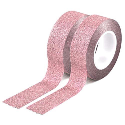 Youzings 2er-Set Washi Masking Tape in Farbe rot, Masking Tape, Washi Tape, Klebeband, Marke von Youzings