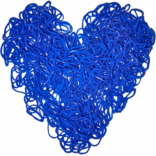 Yowamho 900 Gummibänder Dunkelblau mit 24 S-Clips und 1 kleinen Häkelnadel, Gummibänder für Armbänder. Yowamho 900 Gummibänder Dunkelblau mit 24 S-Clips und 1 kleinen Häkelnadel, Gummibänder für Armbänder. von Yowamho