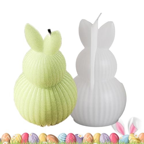 Silikonform Ostern Eier, Silikonformen Gießformen Ostern Osterkerzenformen Aus Silikon, Ostern Kaninchen Silikonform 3D Osterhase Silikonform Für Schokolade, Seife, Ostergeschenke von Yplkm