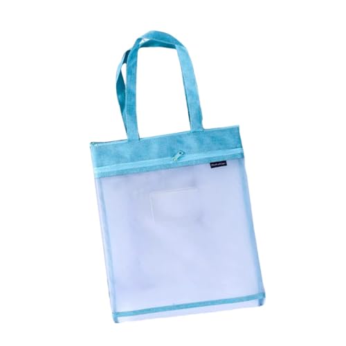 YsXoWiui Student Buch Tasche Handtasche Mesh Dokument Tasche Zipper Tasche für Rechnungen Organisation Klassenzimmer, GrÜn von YsXoWiui