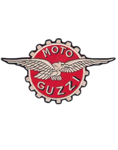 Ysmzzmsy 1 x Moto Guzzi-Aufnäher, bestickt, zum Aufbügeln oder Aufnähen (17 x 9,7 cm) von Ysmzzmsy