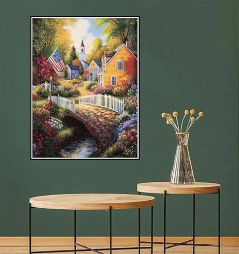 Malen Nach Zahlen Erwachsene Landschaft Malen Nach Zahlen Geschäft paint by numbers Kinder-AnfäNger, DIY Handgemalt Ölgemälde Knitterfreie Leinwand Pinsels Acrylfarbe set Geschenkideen 100x150cm l-812 von Yuammgxi