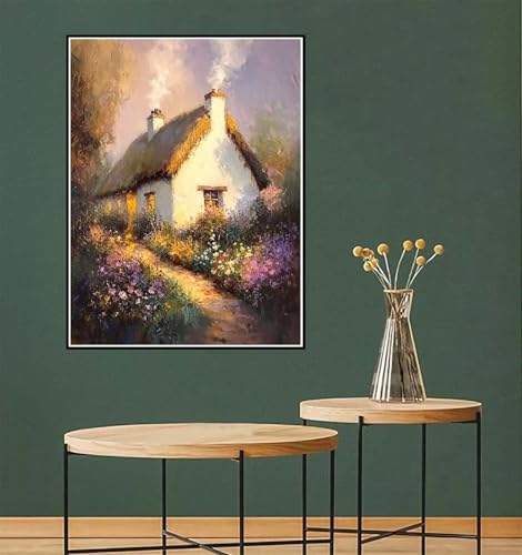 Malen Nach Zahlen ab 7 Jahre Mädchen, Malen Nach Zahlen Erwachsene Landschaft Paint by Numbers Kinder Teenager DIY Bastelset Erwachsene Leinwand Kit, Dekor Frauen Geschenke 100x150cm Geschäft l-813 von Yuammgxi