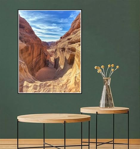 Malen Nach Zahlen ab 7 Jahre Mädchen, Malen Nach Zahlen Erwachsene Landschaft Paint by Numbers Kinder Teenager DIY Bastelset Erwachsene Leinwand Kit, Home Dekor Frauen Geschenke 100x150cm Berg l-797 von Yuammgxi