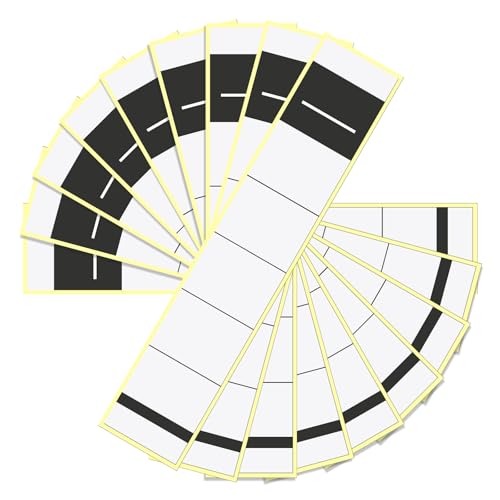 Yuanchu 50 Stück Ordner Etiketten,3.6 * 19cm Selbstklebend Breit Ordnerrücken Aufkleber aus A4 Weiß Ordner Rückenschild für Breit Ordner(3.6 * 19cm) von Yuanchu