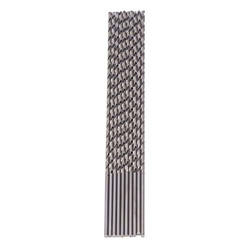 10 pcs extra lange Twist -Bohrer -Bits erweiterte HSS gerade runde Schaftverarbeitungswerkzeuge 2,5 x 200 mm für nicht Eisen -Metalle von Yuecoom