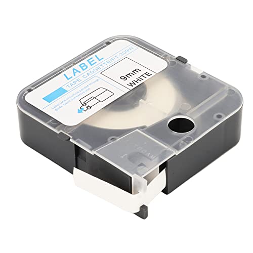 Etikett Maker Tape 9mm breit 8m Länge Selbstkleber Etikettenklebeband Nachfüllungen Max LM380E LM390A LM370A LM380A LM380EZ Etikett Maker Tape 9mm breit 8m Länge Selbstkleber Etikettenklebeband Nachfüllungen Max LM380E LM390A LM370A LM380A LM380EZ von Yuecoom