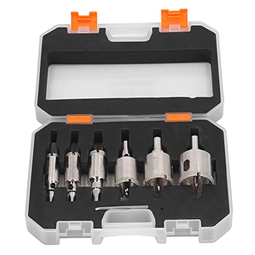 Yuecoom Diamond Hole Saw Kit, Hard Diamond Brilled Drill Kernbit für Porzellan Keramikfliesen Granit Marmorstein Ziegelstein Glas von Yuecoom