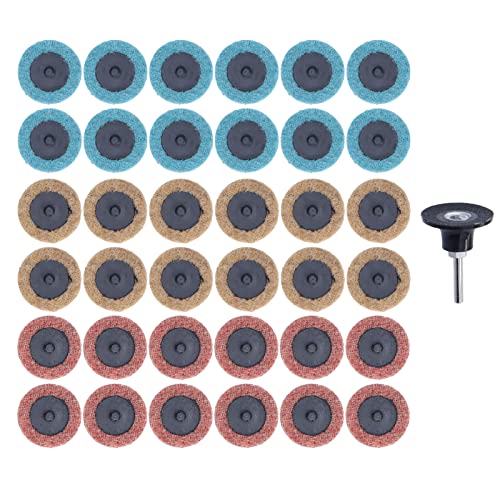 37Pcs 2 Inch Sanding Discs Coarse Change Discs Conditioning Discs Set for Die Grinder von Yuezhongoo