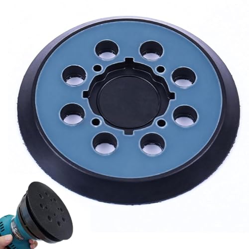 Yuiturt 125mm Klett-Schleifteller Haftschleifteller 5 Zoll 8 Löcher für Makita Exzenterschleifer BO5010, BO5012, BO5030, BO5031, BO5020, BO5021, BO5041, BBO180, DBO180, MT924 von Yuiturt