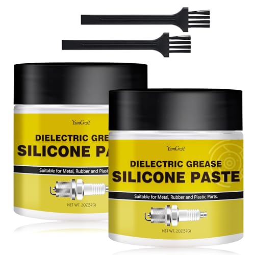 100% Silikonfett 114g, Transparent Wasserfestes Nichtleitende Silikonfett füR Kaffeevollautomaten, Armaturen, Dichtungen, O-Ringe - Universell Anwendbar, Dielectric Grease for Electronics von YumCraft