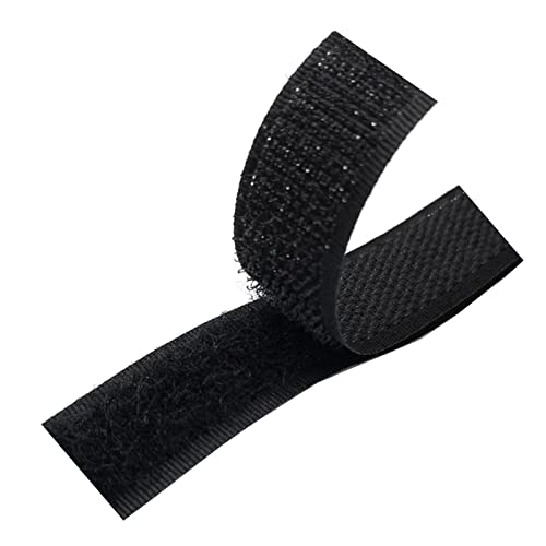 YunYunStrap Klettband zum Aufnähen 25 mm 25 Yards, nicht klebende, klebrige Rückseite, Nähbefestigungsband, Nylonstreifen, Stoffverschluss, ineinandergreifendes Klebeband von YunYunStrap