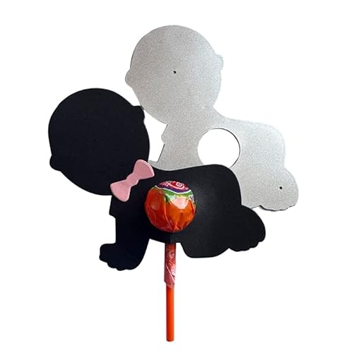 Yunnan Sourcing Schöne Baby-Lollipop-Halter-Stanzformen DIY Scrapbooking Prägeformen Karten Dekorationen Metallstanzungen Metallstanzformen Baby-Lollipop-Halter Stanzschablonen von Yunnan Sourcing