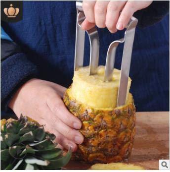 Edelstahl Ananas Corer Obst Schäler Cutter Slicer Remover Küche Werkzeug von Yunnyp