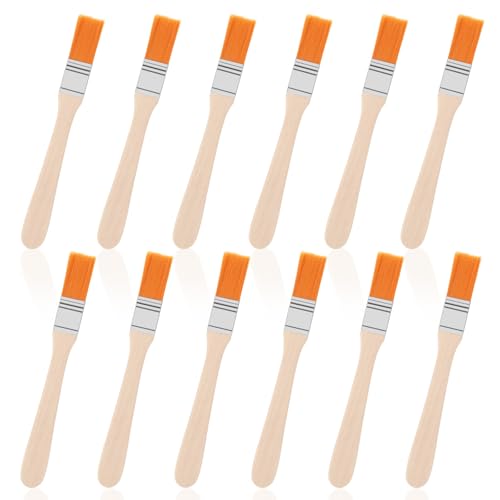 12 Stück Pinsel Lack, 13.5cm Pinselset Malerbedarf, Lackierpinsel mit Holzgriff für Kunst, Malerei, Lacke, Wandfarbe, Kreidefarbe, Ölgemälde, Entstauben und DIY 12 Stück Pinsel Lack, 13.5cm Pinselset Malerbedarf, Lackierpinsel mit Holzgriff für Kunst, Malerei, Lacke, Wandfarbe, Kreidefarbe, Ölgemälde, Entstauben und DIY von Yuomeaz