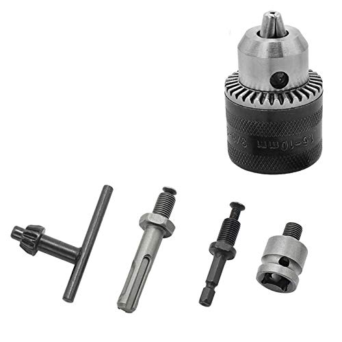 Yurhuit 5 StüCke 1,5-10 Mm 3/8-24UNF Bohr Futter Set Bohr Adapter GeäNderter Schrauber in Eletrische Bohr Futter Bohr Werkzeug Kits von Yurhuit