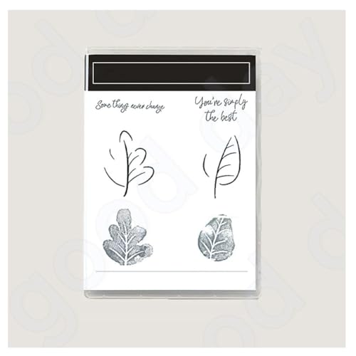 Metall Schneiden Sterben und Stempel Set- Stanzschablonen Und Stempel Weihnachten Stanzformen Silikon Klar Stempel Silikonstempel DIY Scrapbooking Kunsthandwerk Stanzen Kartenherstellungszubehör 20# von Yurosiay