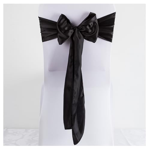 Stuhlschleifen aus Satin Bänder 17 * 275cm Hochzeit Dekoration Stuhlschärpe Bow Ties Satin Schärpen Stuhl Schleifen für Hochzeit Bankett Geburtstag Party Hotel Zuhause von Yurosiay