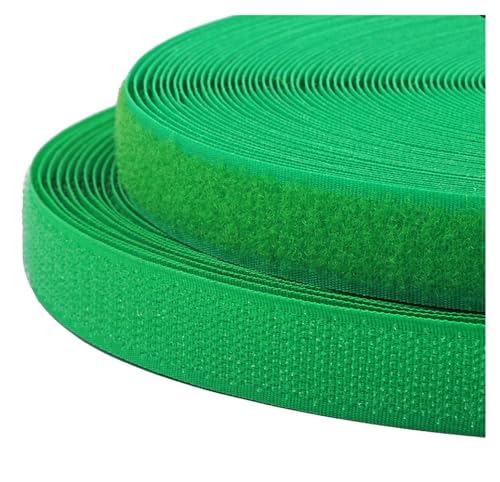 Yurosiay 25m/Set 20mm Klettband zum Nähen Selbstklebend Bunte Hakenband und Flauschband Nylon Gewebe-Klebeband Klettband Beidseitig für DIY Nähen Kabelmanagement von Yurosiay