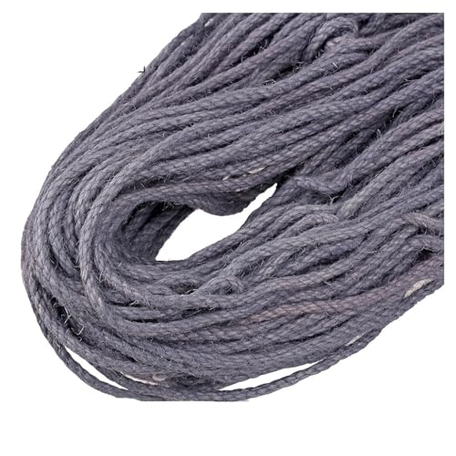 Yurosiay 5mm Juteschnur Farbig Garten Kordel Jute-Schnur Bunte Bastelschnur Dekokordel Juteseil Natur Schnur Makramee Garn Hanfseil Kordel Jutekordel Deko Paketschnur von Yurosiay