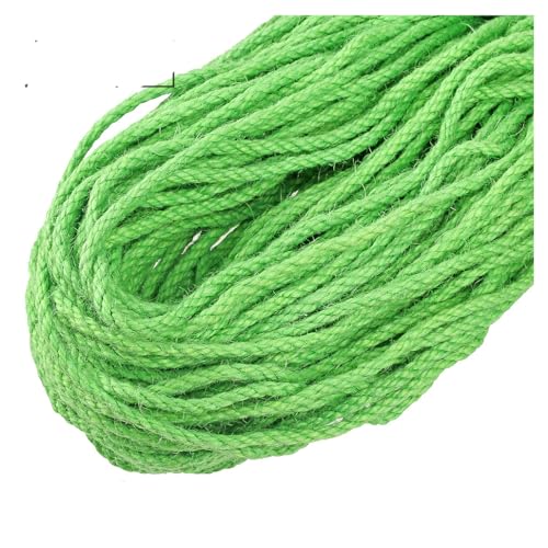 Yurosiay 5mm Juteschnur Farbig Garten Kordel Jute-Schnur Bunte Bastelschnur Dekokordel Juteseil Natur Schnur Makramee Garn Hanfseil Kordel Jutekordel Deko Paketschnur von Yurosiay