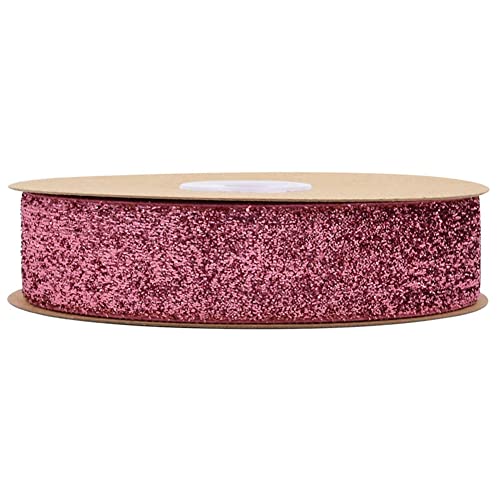 Yurosiay Glitzer Samtband 10m×25mm Dekoband Samt Bunt Einseitiges Glitzer Samtbänder Unelastisches Samt Schleifenband Geschenkband Glitzer Zierband für DIY Basteln Verpackung Hochzeit Dunkelpink Yurosiay Glitzer Samtband 10m×25mm Dekoband Samt Bunt Einseitiges Glitzer Samtbänder Unelastisches Samt Schleifenband Geschenkband Glitzer Zierband für DIY Basteln Verpackung Hochzeit Dunkelpink von Yurosiay