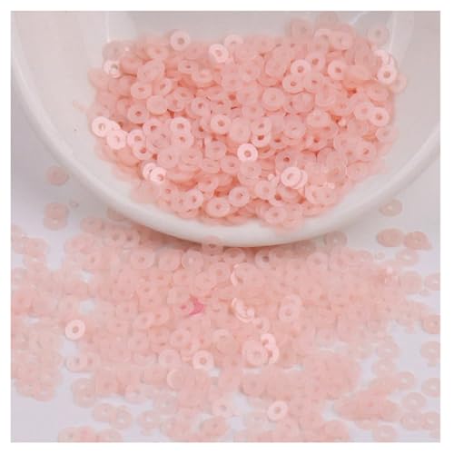 Yurosiay Pailletten zum Basteln 3mm 3000pcs Glitzer Lose Pailletten Bulk zum Aufnähen Kunststoff Runde Pailletten mit Loch für DIY Schmuck Nähen Festtag Kleiderdeko, Nagelkunst von Yurosiay