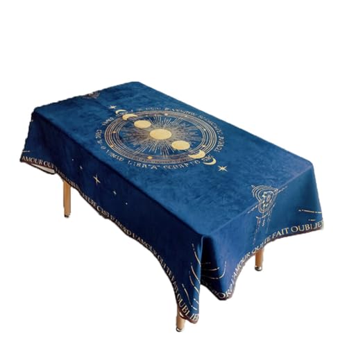 Yurosiay Tarotkarten Altar Tuch Altardecke Tischservietten Hexerei Spread Tischdecke Spirituelles heiliges Tuch Hexereizubehör Alter Tarot Decktuch Tischset für Home Wohnheim Geschenk 2# 100X140cm von Yurosiay