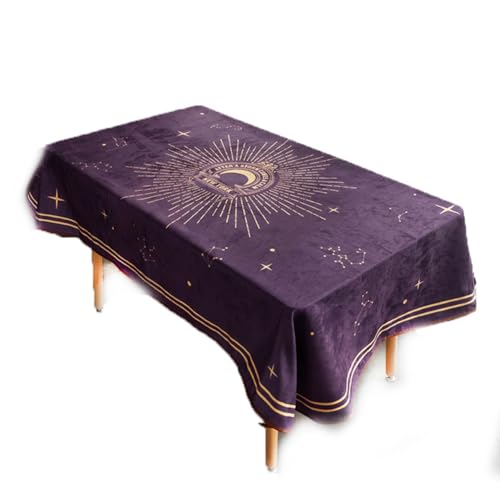 Yurosiay Tarotkarten Altar Tuch Altardecke Tischservietten Hexerei Spread Tischdecke Spirituelles heiliges Tuch Hexereizubehör Alter Tarot Decktuch Tischset für Home Wohnheim Geschenk 3# 100X140cm von Yurosiay