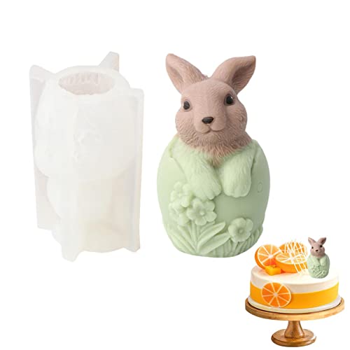 Ostern Silikonform Kerzenformen 3D Ostern Ei Gießformen Seifenform, Handwerk Werkzeugbedarf Für Kerzen, Seife, Pudding, Kuchen von Yusheng