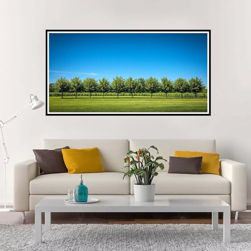 Malen Nach Zahlen Baum, Groß Malen Nach Zahlen Grün, Malen Nach Zahlen Kinder 100x200 cm ohne Rahmen, Kreativ Set für Erwachsene mit Pinsel und Acrylpigment, Paint by Numbers Mädchen Geschenk-YH1178 von Yuxeawue