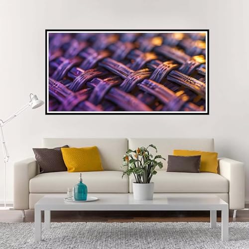 Malen Nach Zahlen Groß Kunst , Malen Nach Zahlen Erwachsene ohne Rahmen Einfach, Handgemalt Ölgemälde Acrylfarbe Knitterfreie Leinwand Kit, DIY Paint by Numbers Wohnzimmer Deko 70x140 cm-YH1116 von Yuxeawue