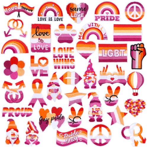 Yuxung LGBT Aufnäher zum Aufbügeln, Motiv: Pride Day, Lesben, Regenbogenfarben, bestickt, Reparatur-Aufnäher, Emblem, DIY-Handwerksprojekte für Kleidung, Jacken, Jeans, Rucksack, Hüte, Dekorationen Yuxung LGBT Aufnäher zum Aufbügeln, Motiv: Pride Day, Lesben, Regenbogenfarben, bestickt, Reparatur-Aufnäher, Emblem, DIY-Handwerksprojekte für Kleidung, Jacken, Jeans, Rucksack, Hüte, Dekorationen von Yuxung