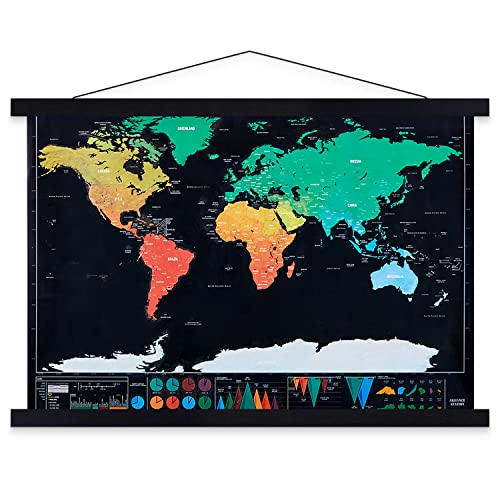 Ywlake leichte,magnetische,hängende Bilderrahmen aus Holz für Poster,Leinwanddruck 71.1cm Schwarz von Ywlake