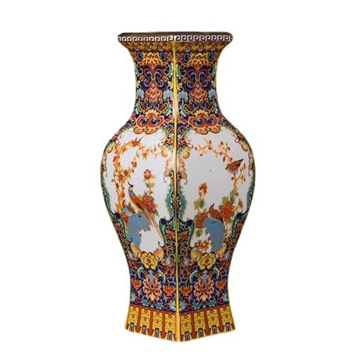 Ywmsfl Ceramic Craft Schreibtisch-Ornament, klassische Keramikfarbe, für Zuhause, Dekoration und Sammler, 25–26 cm Höhe von Ywmsfl