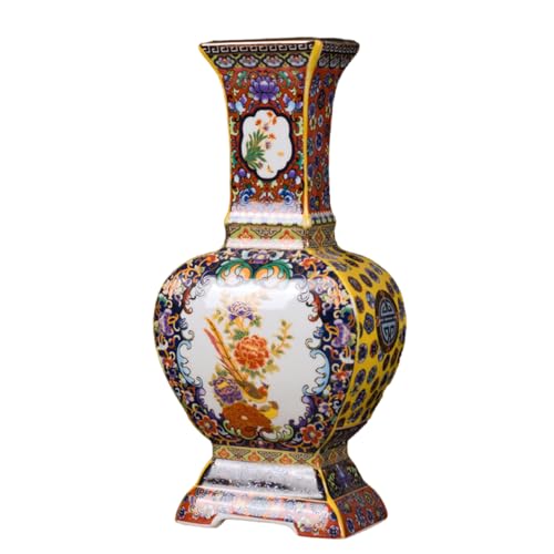 Ywmsfl Ceramic Craft Schreibtisch-Ornament, klassische Keramikfarbe, für Zuhause, Dekoration und Sammler, 25–26 cm Höhe von Ywmsfl