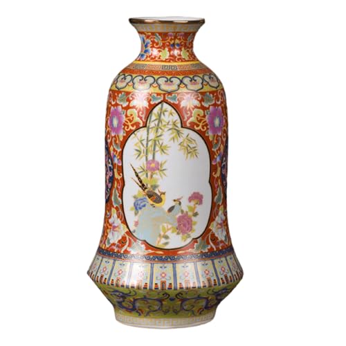 Ywmsfl Ceramic Craft Schreibtisch-Ornament, klassische Keramikfarbe, für Zuhause, Dekoration und Sammler, 25–26 cm Höhe von Ywmsfl