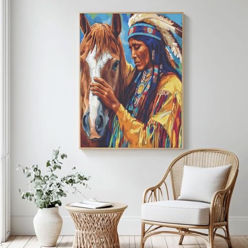 Malen-nach-Zahlen-Set für Erwachsene, Malen-nach-Zahlen-Set für Erwachsene, Malen-nach-Zahlen, Acryl, Farbe nach Zahlen für Erwachsene/Anfänger, Ölgemälde, Basteln für Heimdekoration, 60 x 90 cm, ohne Malen-nach-Zahlen-Set für Erwachsene, Malen-nach-Zahlen-Set für Erwachsene, Malen-nach-Zahlen, Acryl, Farbe nach Zahlen für Erwachsene/Anfänger, Ölgemälde, Basteln für Heimdekoration, 60 x 90 cm, ohne von Yyafeenng