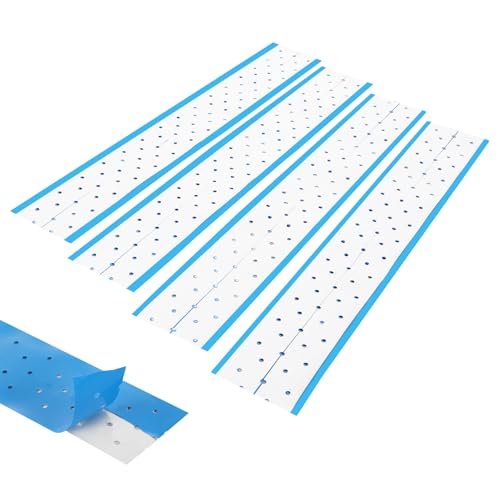 6 Stück 3,8x30cm Tapes Klebestreifen Extensions,Wasserdichtes Tape Extensions Kleber,Wig Glue Tape für Haarsysteme,Doppelseitiges Toupet Klebeband,Extra Stark Unsichtbar PerüCkenband von Yylaiire