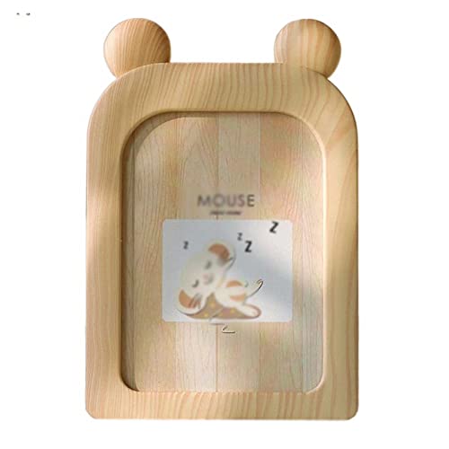 Yyuoqafn Vintage Bilderrahmen Home Retro Holz Kinderzimmer Bilderrahmen für Wand und Tischanzeige (Color : E) (1) von Yyuoqafn