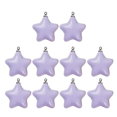 10pcs Acrylperlen Stern Lose Abstandshalter Perlen Für Schmuck Armband Ohrring Halskette Handwerk Making Pentagramme Formperle von Yzdysg