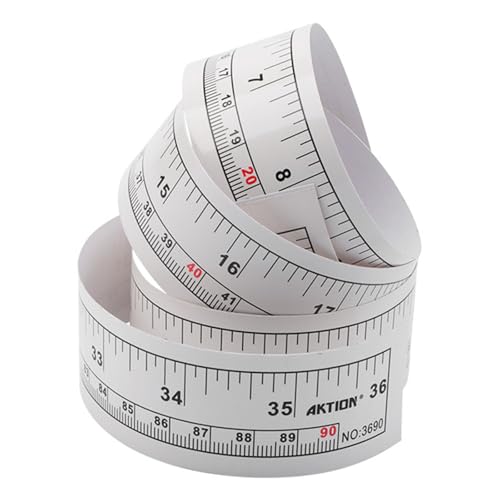 Nähmaschinenmessbandanlurer Mit Zentimeter Zoll Klebstoff Klebeband Lineal Für Die Anpassung Der Maschinenskala Nähmaschinenmessbandanlurer Mit Zentimeter Zoll Klebstoff Klebeband Lineal Für Die Anpassung Der Maschinenskala von Yzdysg