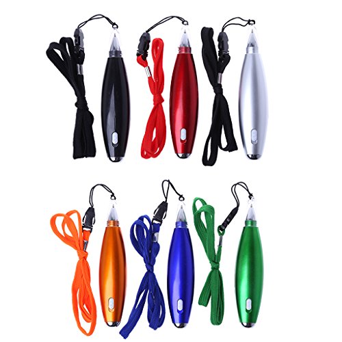 Yzdysg LED Kugelschreiber Stift Schreibwaren Memo Papier Lanyard Stifte Mit Hangseilgeschenk von Yzdysg