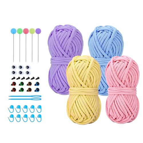 Yzdysg Multifunktionales Häkelnadel-Set, Stricknadel, Häkelgarn-Set, Pinnnadel, Baumwollgarn, Strickwerkzeug für Bastelprojekte von Yzdysg