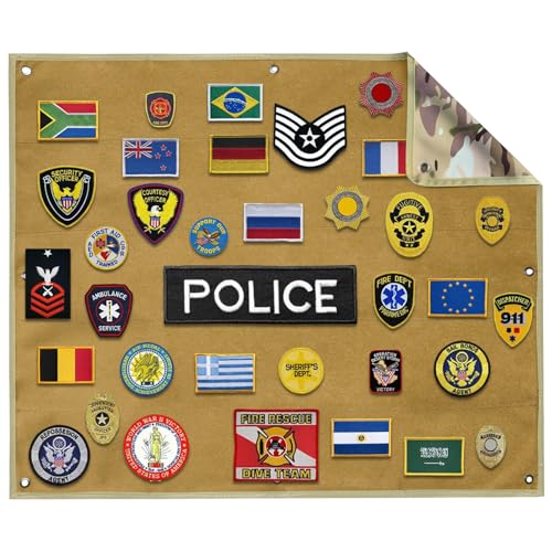 Yzpacc Kletttafel Patches KlettTaktische Patch Display Tafel, Haken & Schlaufe, faltbar, Kampf Moral,für Militär Patch Aufhängung von Yzpacc