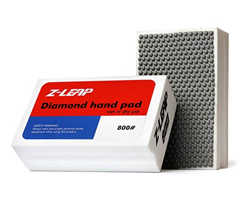 Z-LEAP Diamant Handpolierpads Körnung 800 für Granit Marmor Beton Glas Schleifblock von Z-LEAP