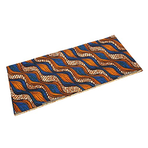 Afrikanischer Polyester-Wachsdruck-Stoff, Afrikanischer Polyester-Stoff, 6 Yards, Afrikanischer Polyester-Wachsdruck-Stoff, Verschiedene Bunte Muster, Geometrisches Muster, von ZAICOLER